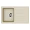 EVIDO Home 45S gránit mosogató, 765 x 460mm, bézs - WaterMarkt.hu