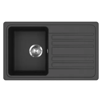 EVIDO Home 45S gránit mosogató, 765 x 460mm, antracit - WaterMarkt.hu