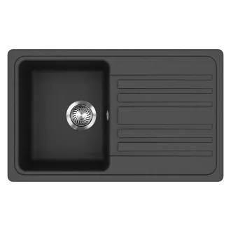 EVIDO Home 45S gránit mosogató, 765 x 460mm, antracit - WaterMarkt.hu