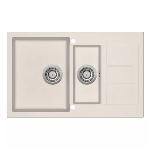 EVIDO Cubo 6S compact gránit mosogató 800x500 bézs - WaterMarkt.hu