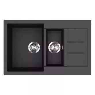 EVIDO Cubo 6S compact gránit mosogató800x500 antracit - WaterMarkt.hu