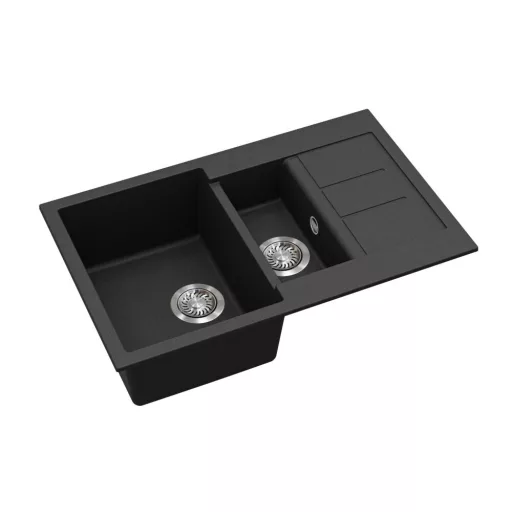 EVIDO Cubo 6S compact gránit mosogató800x500 antracit - WaterMarkt.hu