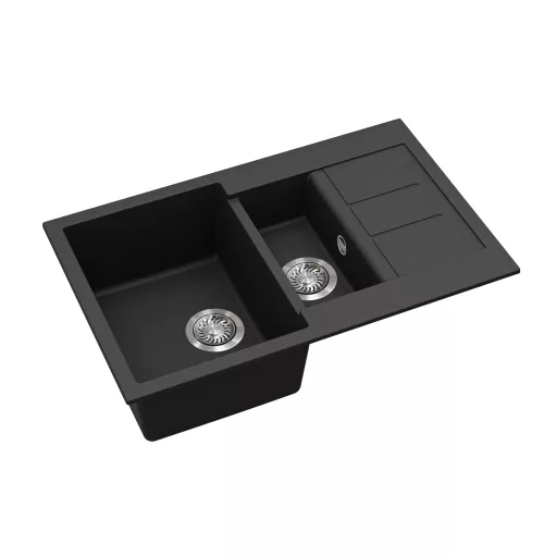 EVIDO Cubo 6S compact gránit mosogató800x500 antracit - WaterMarkt.hu