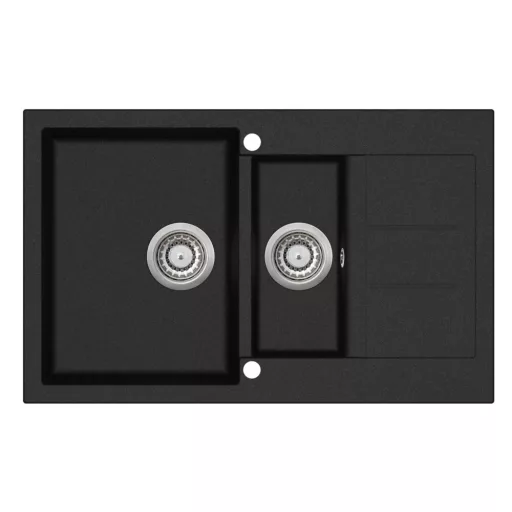 EVIDO Cubo 6S compact gránit mosogató800x500 antracit - WaterMarkt.hu