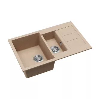 EVIDO Cubo 6S compact gránit mosogató800x500 avena - WaterMarkt.hu