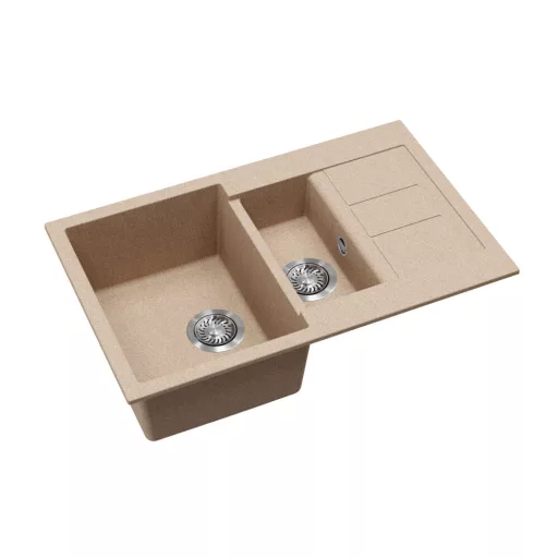 EVIDO Cubo 6S compact gránit mosogató800x500 avena - WaterMarkt.hu