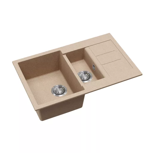 EVIDO Cubo 6S compact gránit mosogató800x500 avena - WaterMarkt.hu