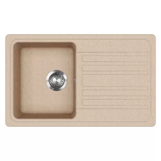 EVIDO Home 45S gránit mosogató, 765 x 460mm, avena - WaterMarkt.hu