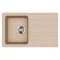 EVIDO Home 45S gránit mosogató, 765 x 460mm, avena - WaterMarkt.hu