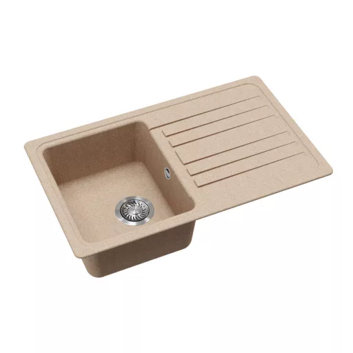 EVIDO Home 45S gránit mosogató, 765 x 460mm, avena - WaterMarkt.hu