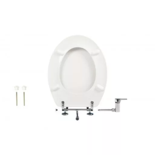 CR BIDÉS WC ülőke - hideg / melegvizes csapteleppel - Duroplast - 44 x 37 cm - WaterMarkt.hu