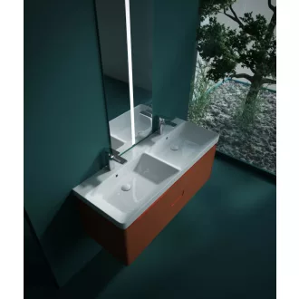 Sanovit LUXURY - porcelán mosdókagyló - dupla - 120 x 46 cm - WaterMarkt.hu
