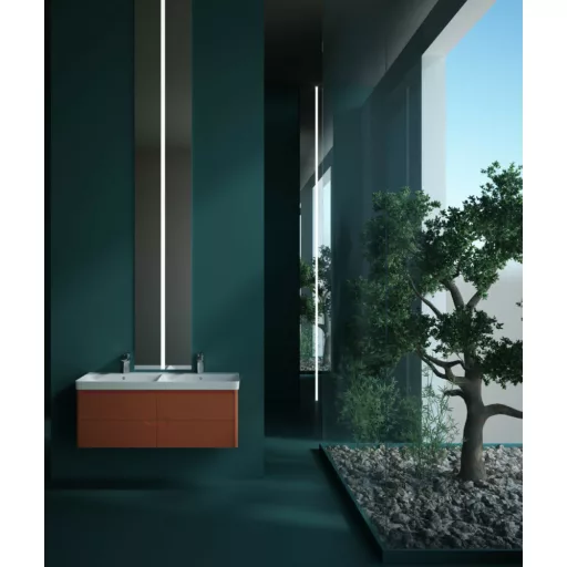 Sanovit LUXURY - porcelán mosdókagyló - dupla - 120 x 46 cm - WaterMarkt.hu