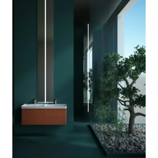 Sanovit LUXURY - porcelán mosdókagyló - dupla - 120 x 46 cm - WaterMarkt.hu