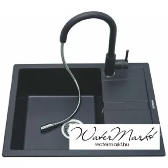 Alveus DELOS - P íves zuhanyfejes gránit csaptelep - G-11-fehér - WaterMarkt.hu