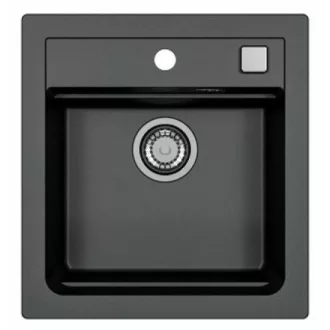 Alveus Atrox 20 gránit mosogató -G91 - fekete - WaterMarkt.hu