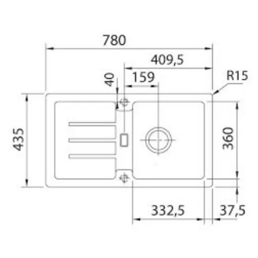 FRANKE STRATA STG 614-78 avena Fragranit mosogató - WaterMarkt.hu