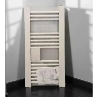 Törölközőszárító radiátor - Viva Platinum Therm - EGYENES - fehér - 400 x 1000 mm - WaterMarkt.hu