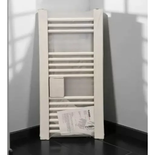 Törölközőszárító radiátor - Viva Platinum Therm - EGYENES - fehér - 400 x 1000 mm - WaterMarkt.hu