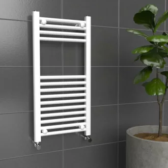 Törölközőszárító radiátor - Viva Platinum Therm - EGYENES - fehér - 400 x 800 mm - WaterMarkt.hu