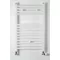 Törölközőszárító radiátor - Viva Platinum Therm - EGYENES - fehér - 500 x 800 mm - WaterMarkt.hu