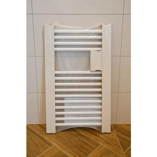 Törölközőszárító radiátor - Viva Platinum Therm - EGYENES - fehér - 500 x 800 mm - WaterMarkt.hu