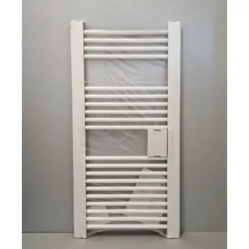 Törölközőszárító radiátor - Viva Platinum Therm - EGYENES - fehér - 600 x 1200 mm - WaterMarkt.hu