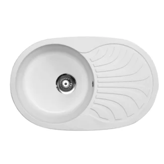 Venera Plus Metalac Xgranit Gránit Mosogatótálca - Csepegtetőtálcás, Fehér - WaterMarkt.hu