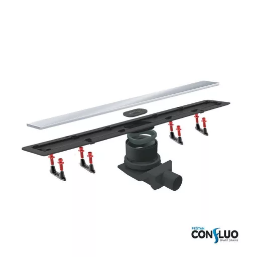 Pestan zuhanyfolyóka Confluo Frameless Line - keret nélküli - 55 cm - WaterMarkt.hu