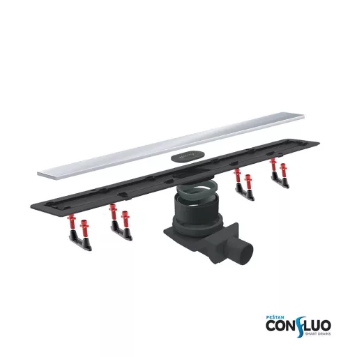 Pestan zuhanyfolyóka Confluo Frameless Line - keret nélküli - 55 cm - WaterMarkt.hu