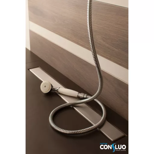 Pestan zuhanyfolyóka Confluo Frameless Line - keret nélküli - 95 cm - WaterMarkt.hu