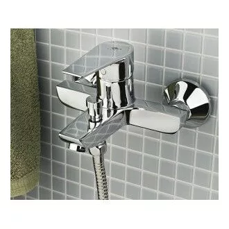 Mofém Trend Plus Kádtöltő csaptelep - fali tartóval kézizuhannyal gégecsővel - WaterMarkt.hu