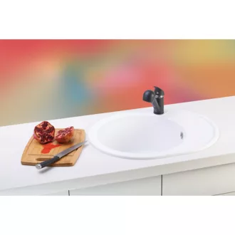 Venera M Metalac Xgranit Gránit Mosogatótálca - Extra mély, Csepegtetőtálcás, Design, Bézs - WaterMarkt.hu
