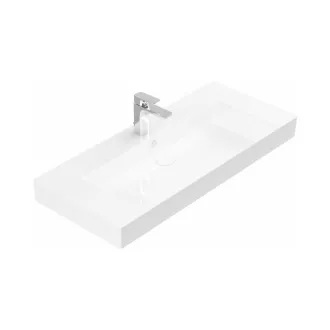 Sanovit STANCE - porcelán mosdókagyló - 100 x 45,5 cm - WaterMarkt.hu