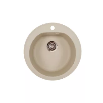 Venera Metalac Xgranit Gránit Mosogatótálca - Extra mély, Egymedencés, Kerek, Pezsgő - WaterMarkt.hu