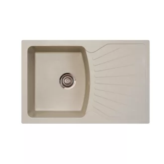 Quadro Plus Metalac Xgranit Gránit Mosogatótálca - Extra mély, Csepegtetőtálcás, Pezsgő - WaterMarkt.hu
