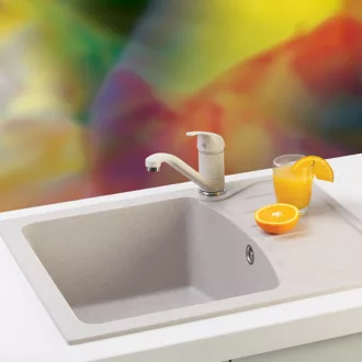 Quadro M Metalac Xgranit Gránit Mosogatótálca - Extra mély, Csepegtetőtálcás, Pezsgő - WaterMarkt.hu