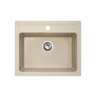 Quadro 60 Metalac Xgranit Gránit Mosogatótálca - Extra mély, Egymedencés, Négyzet, Pezsgő - WaterMarkt.hu