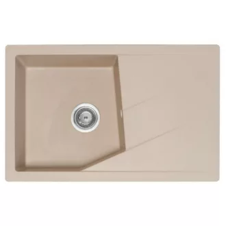 Linea Plus Metalac Xgranit Gránit Mosogatótálca - Extra mély, Csepegtetőtálcás, Pezsgő - WaterMarkt.hu