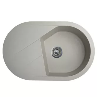 Vesta Plus Metalac Xgranit Gránit Mosogatótálca - Extra mély, Csepegtetőtálcás, Szürke - WaterMarkt.hu