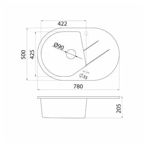 Vesta Plus Metalac Xgranit Gránit Mosogatótálca - Extra mély, Csepegtetőtálcás, Szürke - WaterMarkt.hu