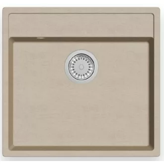GranMaster MAGMA egymedencés gránit mosogatótálca - light beige - WaterMarkt.hu