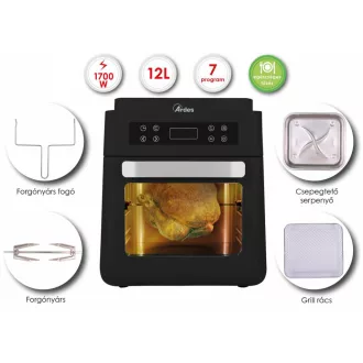 ARDES 1KP12000 12 literes Air Fryer forrólevegős sütő, olajsütő - WaterMarkt.hu