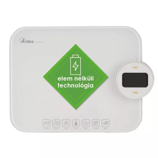 ARDES 1PABFC Elem nélkül működtethető digitális konyhai mérleg - WaterMarkt.hu