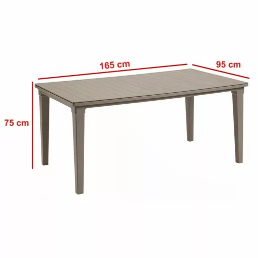Futura műanyag kerti asztal - WaterMarkt.hu