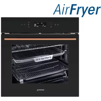 NODOR - Beépíthető sütő NorChef MO-6800 CU fekete/réz AIR FRYER - WaterMarkt.hu
