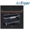 NODOR - Beépíthető sütő NorChef MO-6800 CU fekete/réz AIR FRYER - WaterMarkt.hu