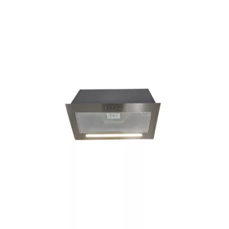 OPERIS PLUTO PLUS inox beépíthető páraelszívó, 3 fokozatú nyomógomb, 255-630 m3/h, 53-70 dB, 40 cm-es LED csík, 150 mm csatlakozócsonk, Energiaosztály - WaterMarkt.hu