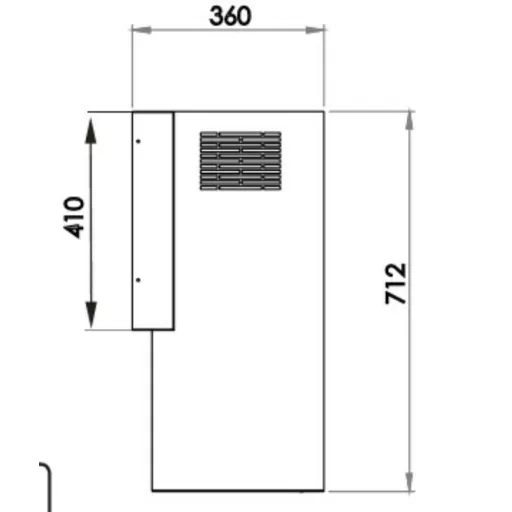 OPERIS CYLINDER 32 fekete fali páraelszívó - WaterMarkt.hu