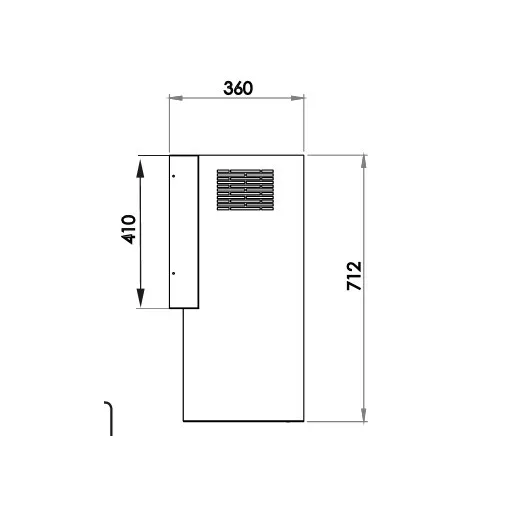 OPERIS CYLINDER 32 fekete fali páraelszívó - WaterMarkt.hu